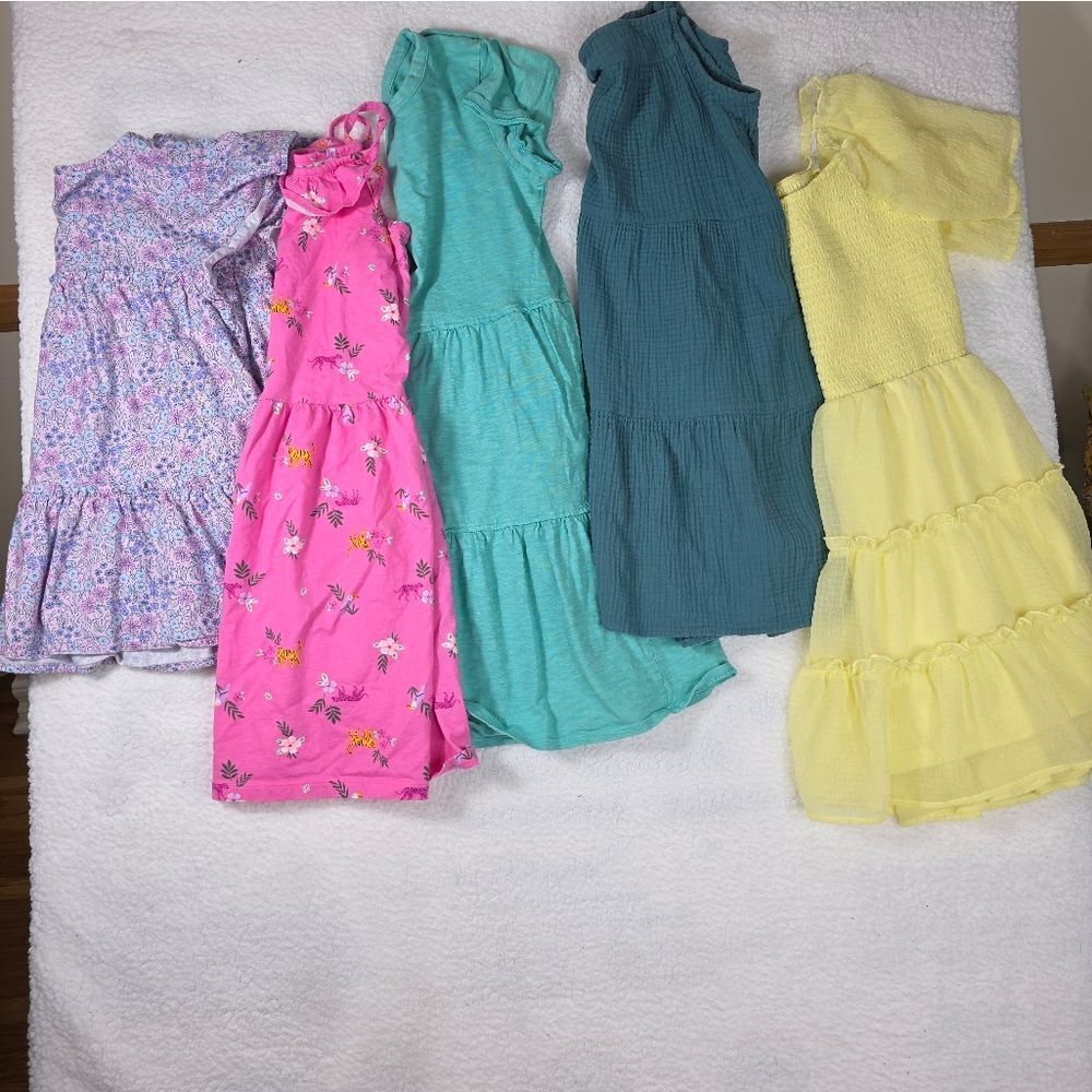 Bundle of 4 Girls’ Dresses And 1 Blouse Size 10/12 – Play/Everyday Wear - Picture 7 of 10
